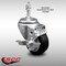 Service Caster 3 Inch SS Black Polyurethane Swivel 3/8 Inch Threaded Stem Caster with Brake SCC SCC-SSTS20S314-PPUB-BLK-TLB-381615 - alternate 2